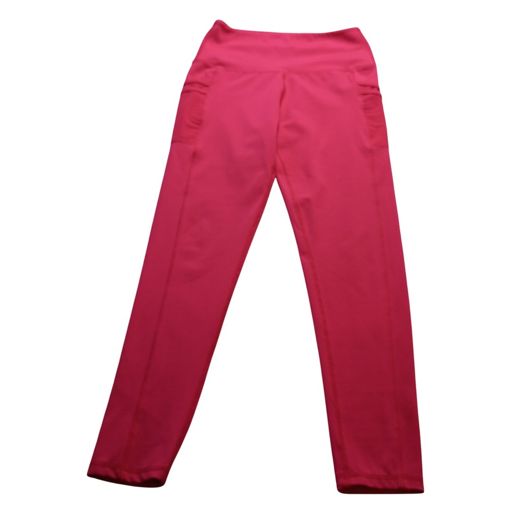 LegEnd Leggings Women's High Waisted Side Pockets Pink Size Medium Activewear